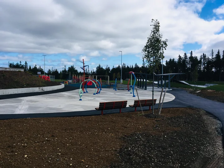 Kenmount Terrace splash pad, identified by the City of St.