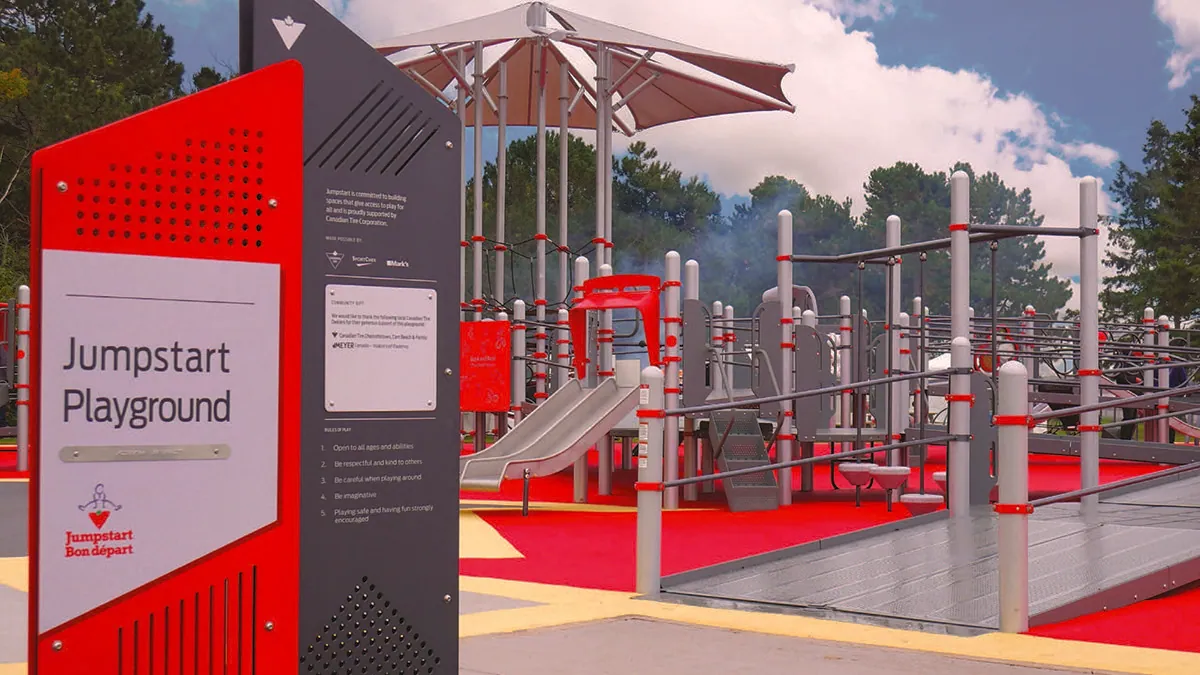Mundy Pond Park (Canadian Tire Jumpstart Playground) in St. John's, Newfoundland and Labrador